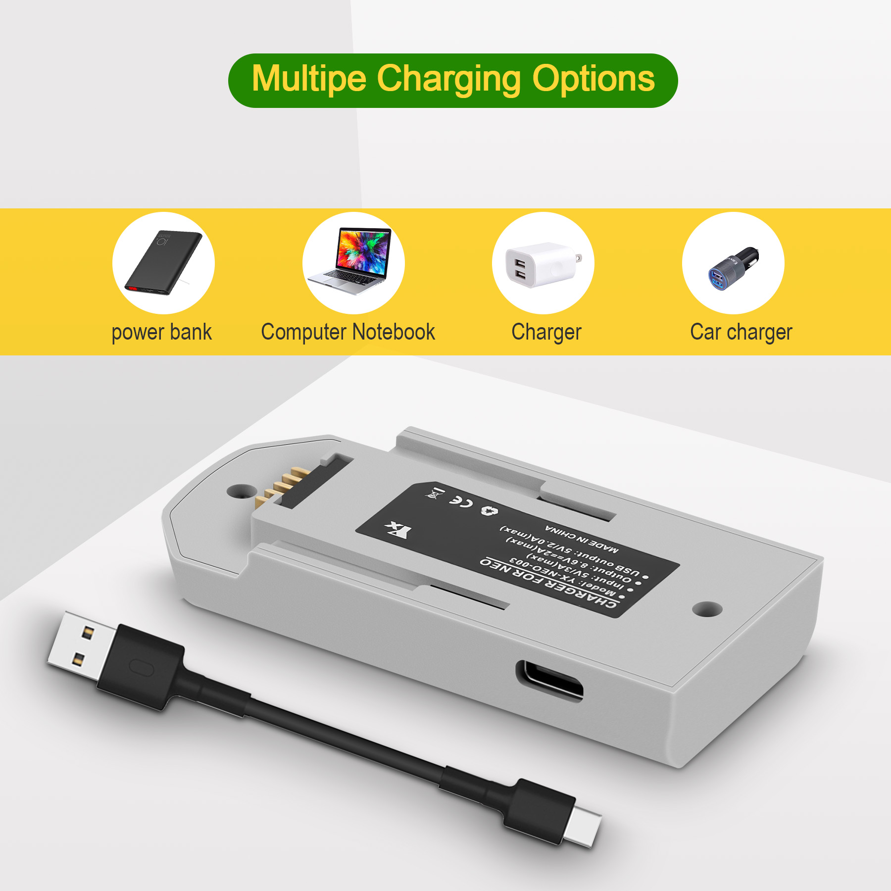 Bidirectional USB Battery Char - Drone Power Bank ulasan dan harga