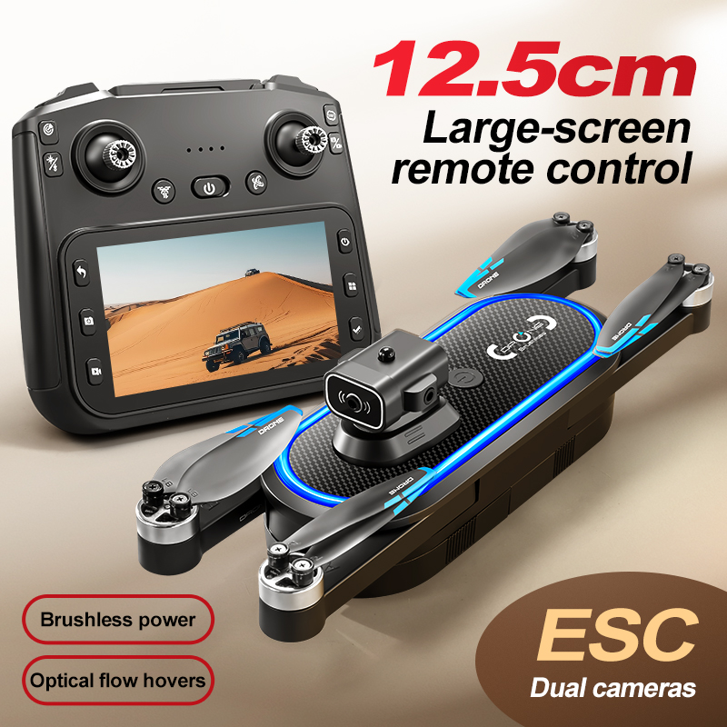 2025 S186 Drone Professional 4 - Drone Controller Screen ulasan dan harga