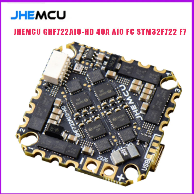 JHEMCU GHF722AIO-HD 40A AIO FC - Betaflight Fc F7 ulasan dan harga