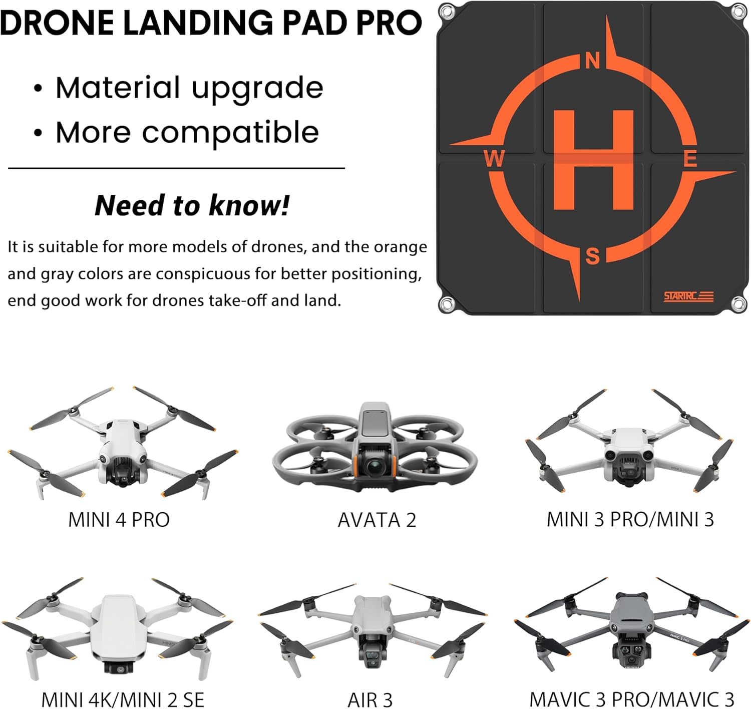 STARTRC Drone Landing Pad, Uni - Dji Drone Mini 3 ulasan dan harga