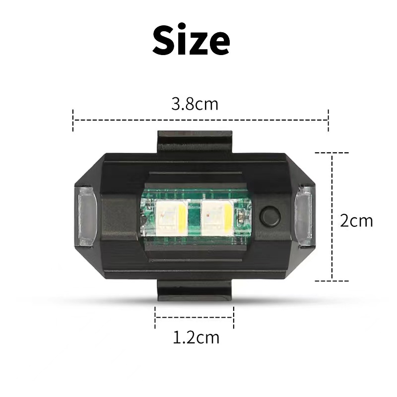 Motorcycle Lights Drone Strobe - Drone Beacon Light ulasan dan harga