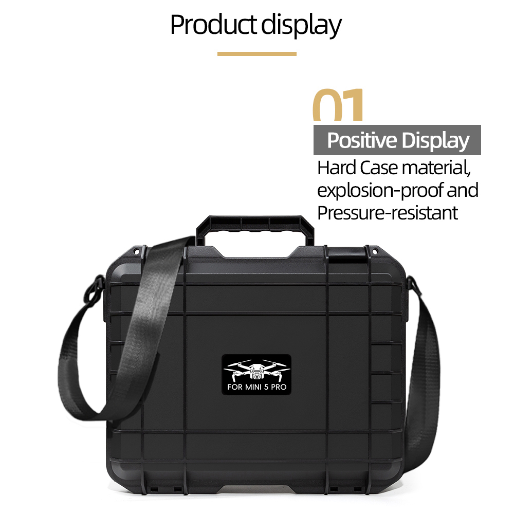 Case For DJI Mini 5 Pro Explos - Drone Hard Shell Case ulasan dan harga