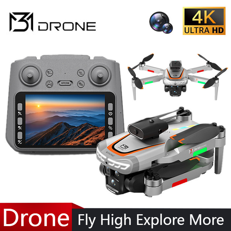 M3 Professional Drone 4K HD Ae - Drone Controller Screen ulasan dan harga
