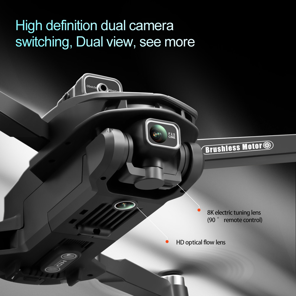 V168 PRO Max GPS Drone 8K Prof - Drone Controller Screen ulasan dan harga