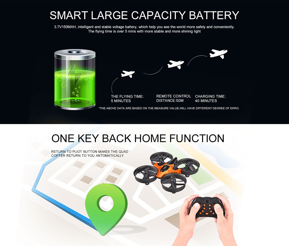 Mini RC Drone with Headless Mo - Eachine Drone E010 ulasan dan harga