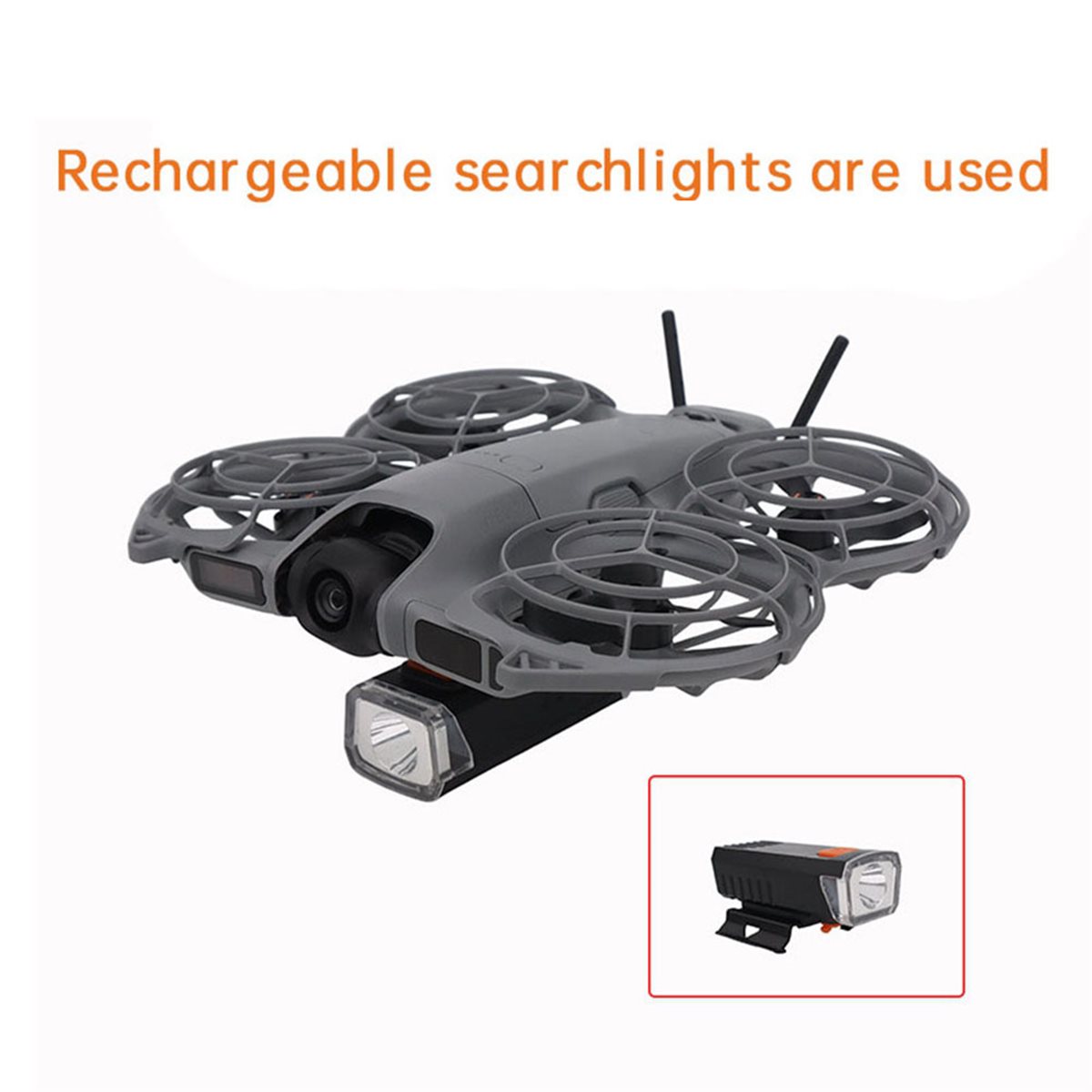 DTC5 Rechargeable Searchlight  - Drone Power Bank ulasan dan harga