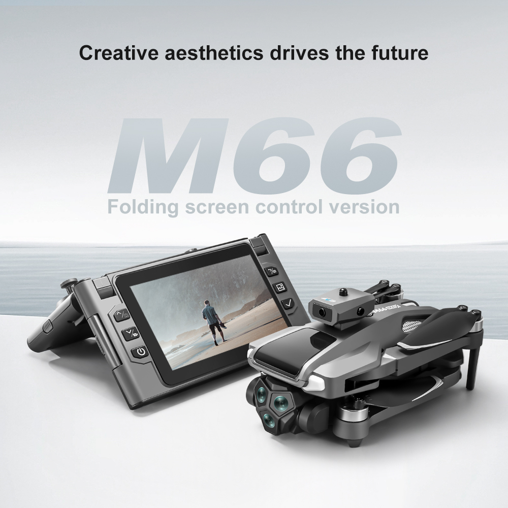 Foldable M66 RC Drone with 4.5 - Drone Controller Screen ulasan dan harga