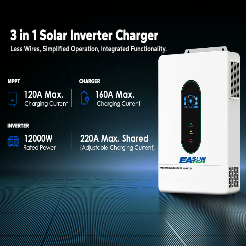 EASUN US 12KW 12000W Split Pha - Drone Solar Charger ulasan dan harga