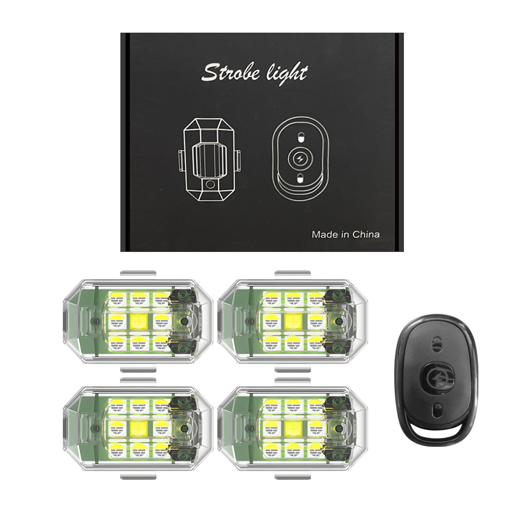 1/2/4pcs Wireless LED Drone St - Drone Beacon Light ulasan dan harga